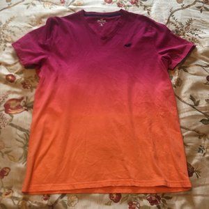 Hollister ombre v-neck t-shirt